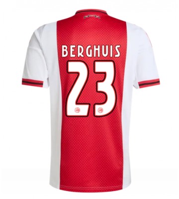 Ajax Steven Berghuis #23 Hjemmebanetrøje 2025-26 Kortærmet